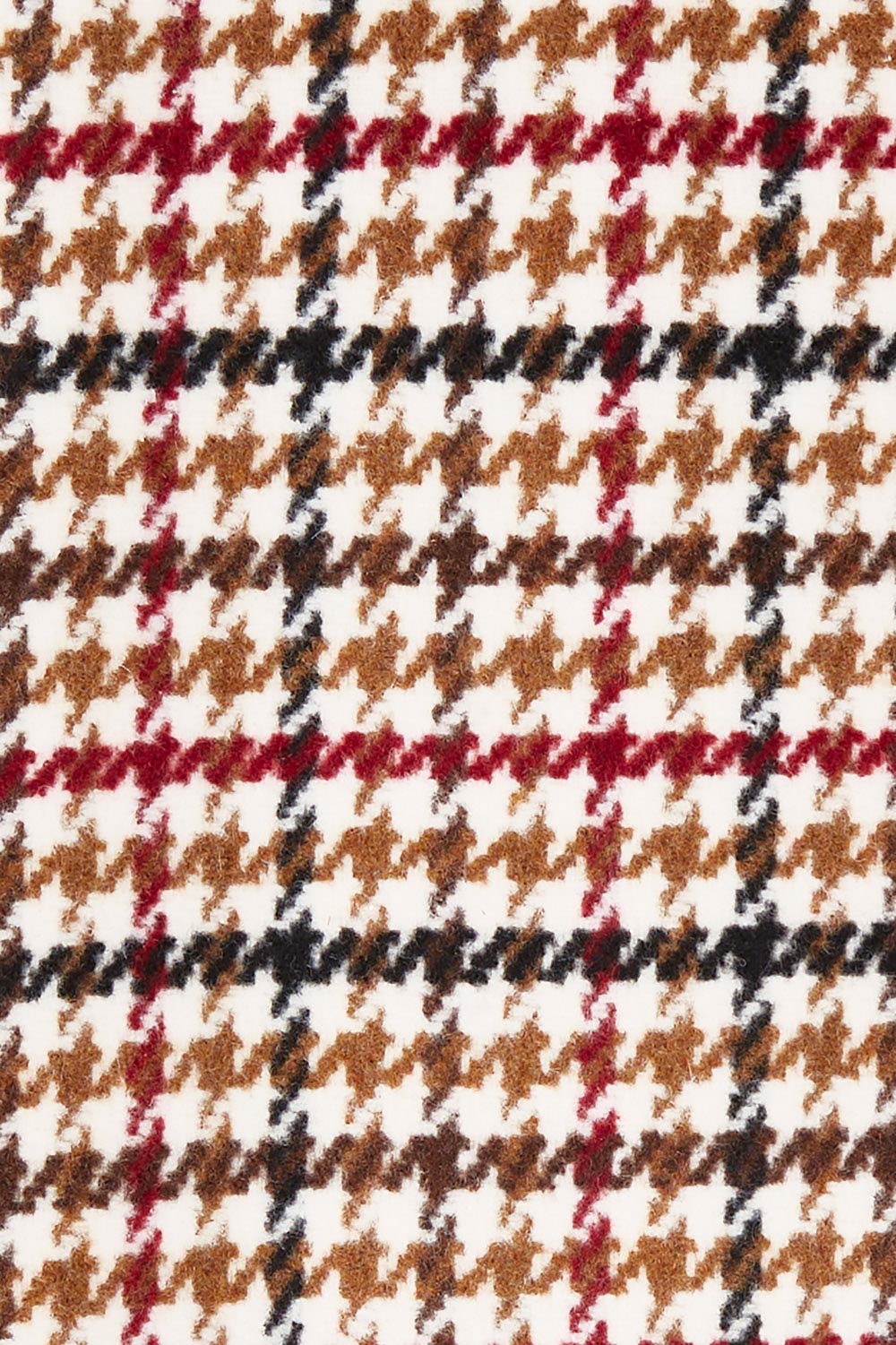 Product shot of The Houndstooth Bomber Jacket in colour Multicheck, detail