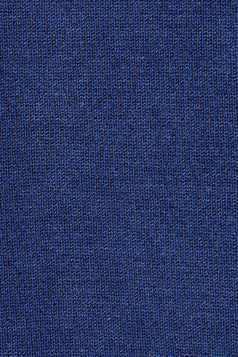 Product shot of The Transeasonal Knit Tank in colour Bluefizzer (Blue), detail
