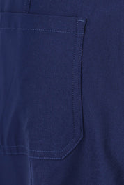 Product shot of The Everyday Cropped Cargo Pant in colour Frenchblue (Blue), detail