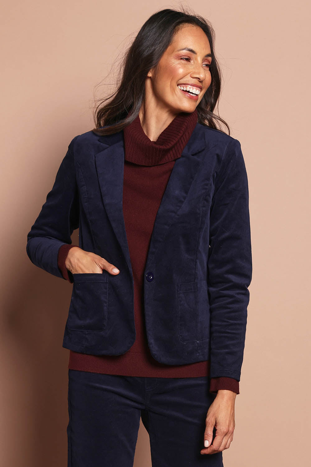 The Keepers Classic Cord Blazer – Darknavy