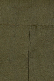 Product shot of The Contour Full Length Pant in colour Olive (Green), detail