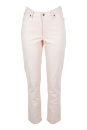 Product shot of The Stretch Coloured Denim Jean in colour Fairyfloss (Pink), from the front