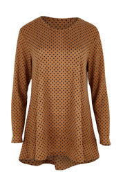 Preloved The Spot Swing Knit Tee - Caramel
