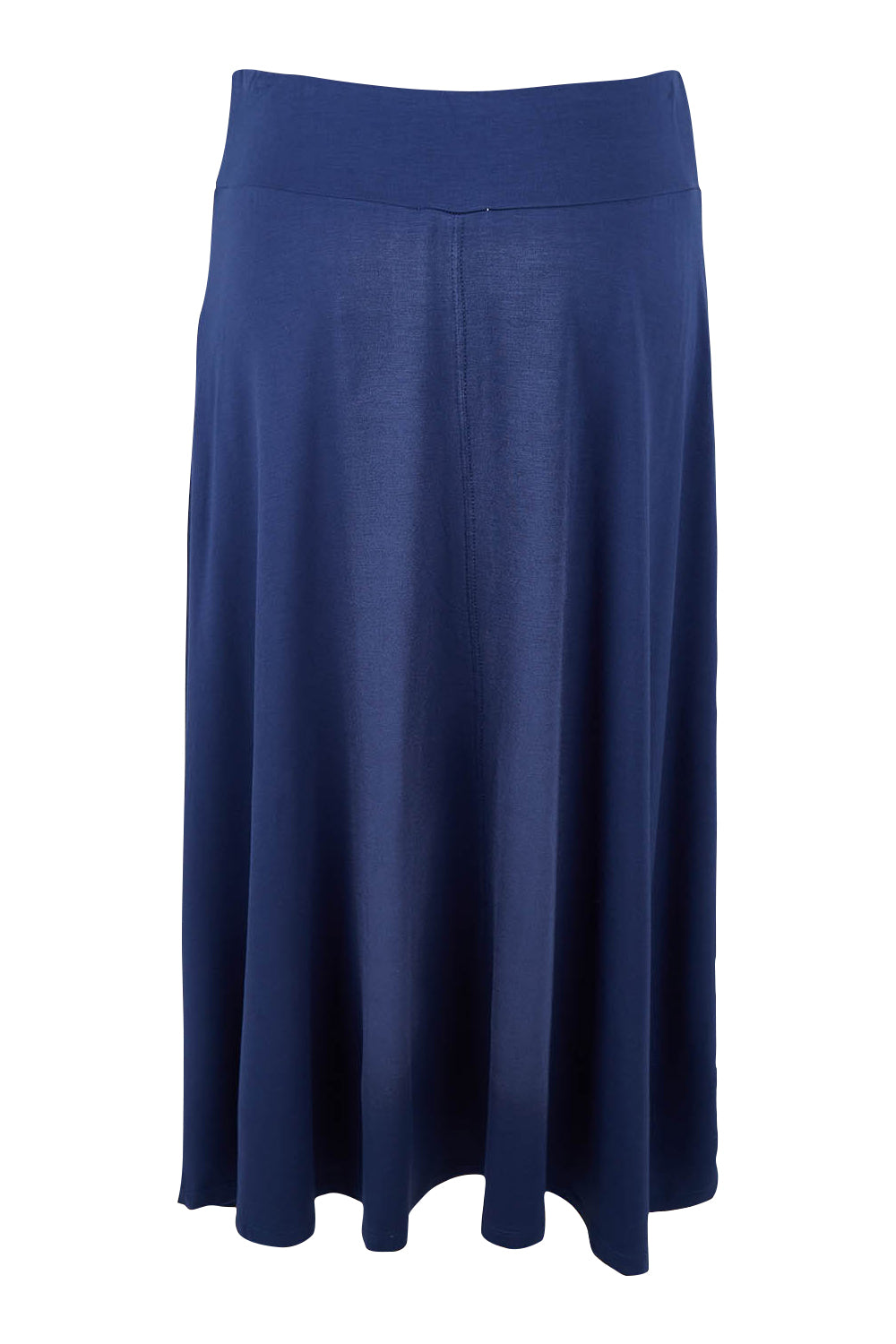 Product shot of The Fit & Flare Summer Skirt in colour Royalblue (Blue), from the front