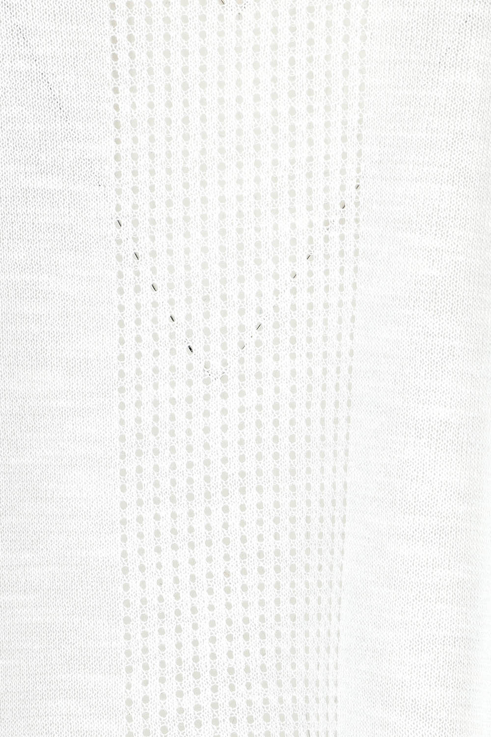 Product shot of The Short Sleeve Shrug in colour White (White), detail