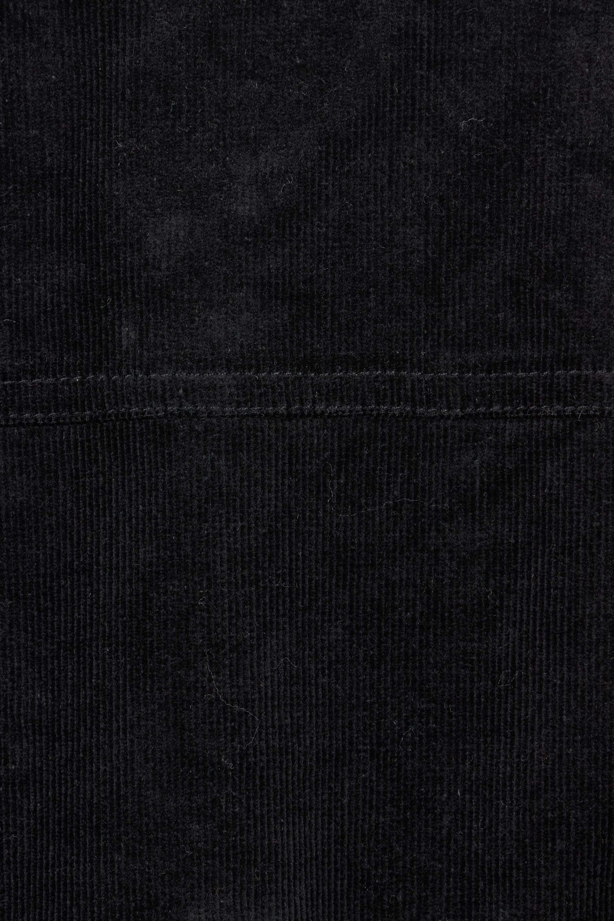 Product shot of The Keepers Cord Jacket in colour Black (Black), detail