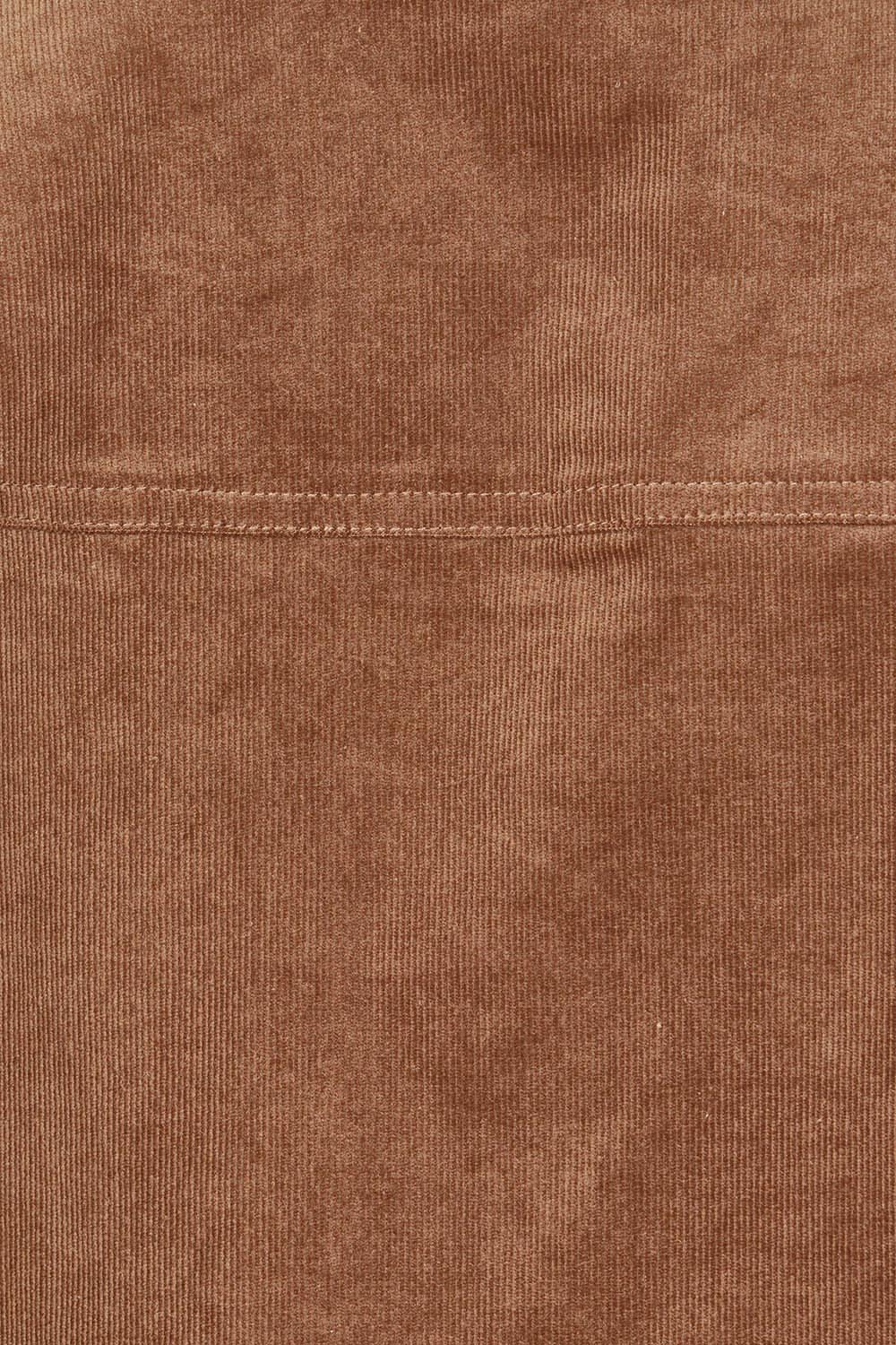 Product shot of The Keepers Cord Jacket in colour Mushroom, detail