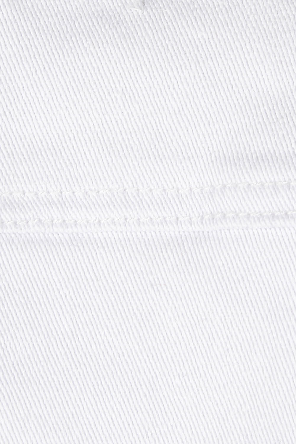 Product shot of The Slim Fit Denim Jacket in colour White (White), detail
