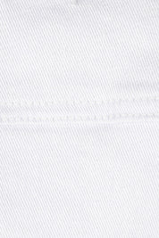 Product shot of The Slim Fit Denim Jacket in colour White (White), detail