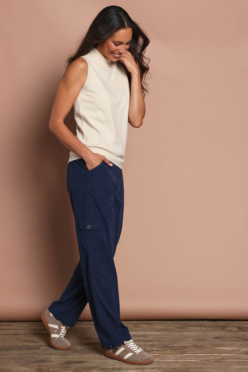 The Everyday Cord Cargo Pant – Navy