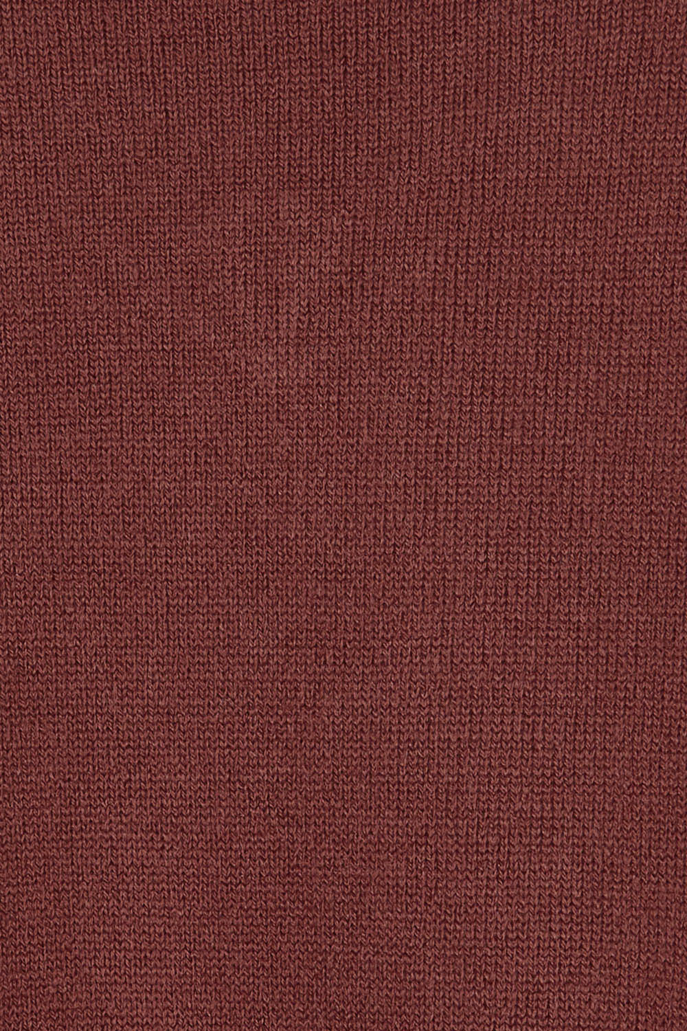 Product shot of The High Low V Neck Jumper in colour Smokeyrose (Pink), detail