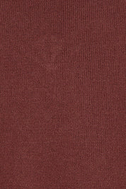 Product shot of The High Low V Neck Jumper in colour Smokeyrose (Pink), detail