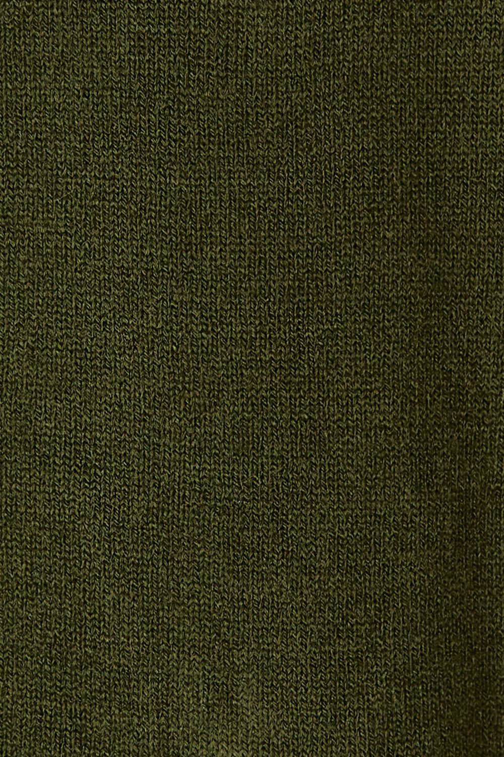 Product shot of The Soft Cropped Cardigan in colour Darkolive (Green), detail