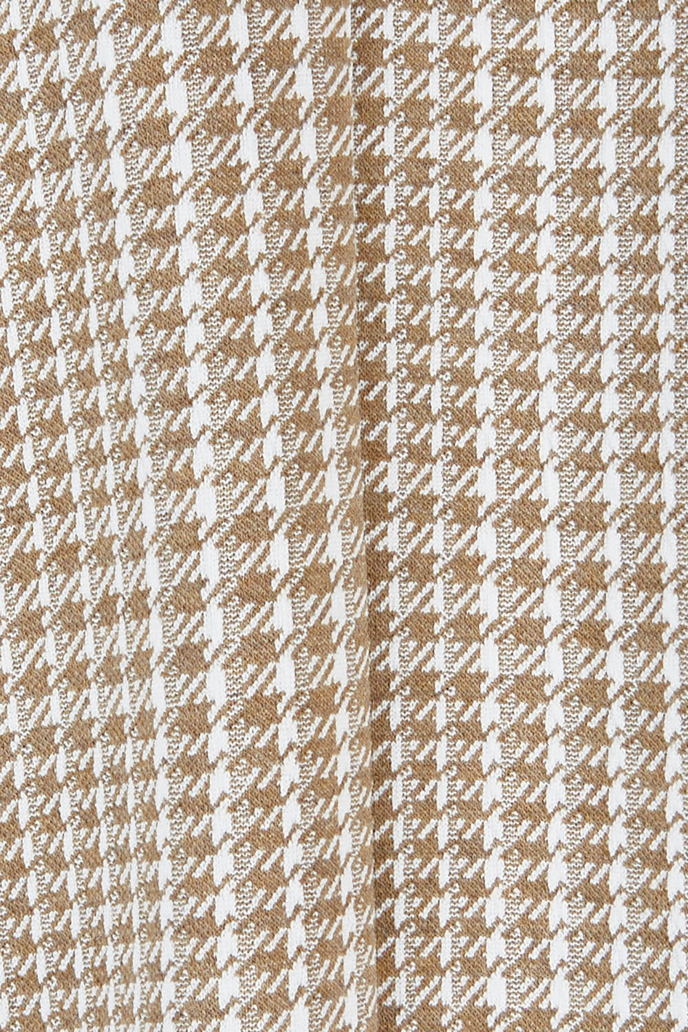 Product shot of The Keepers Houndstooth Blazer in colour Tanivory, detail