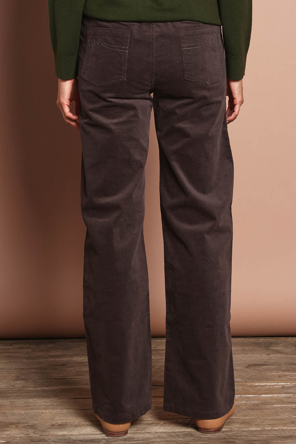 The Keepers Cord Pull On Wide Leg Pant – Darkcocoa