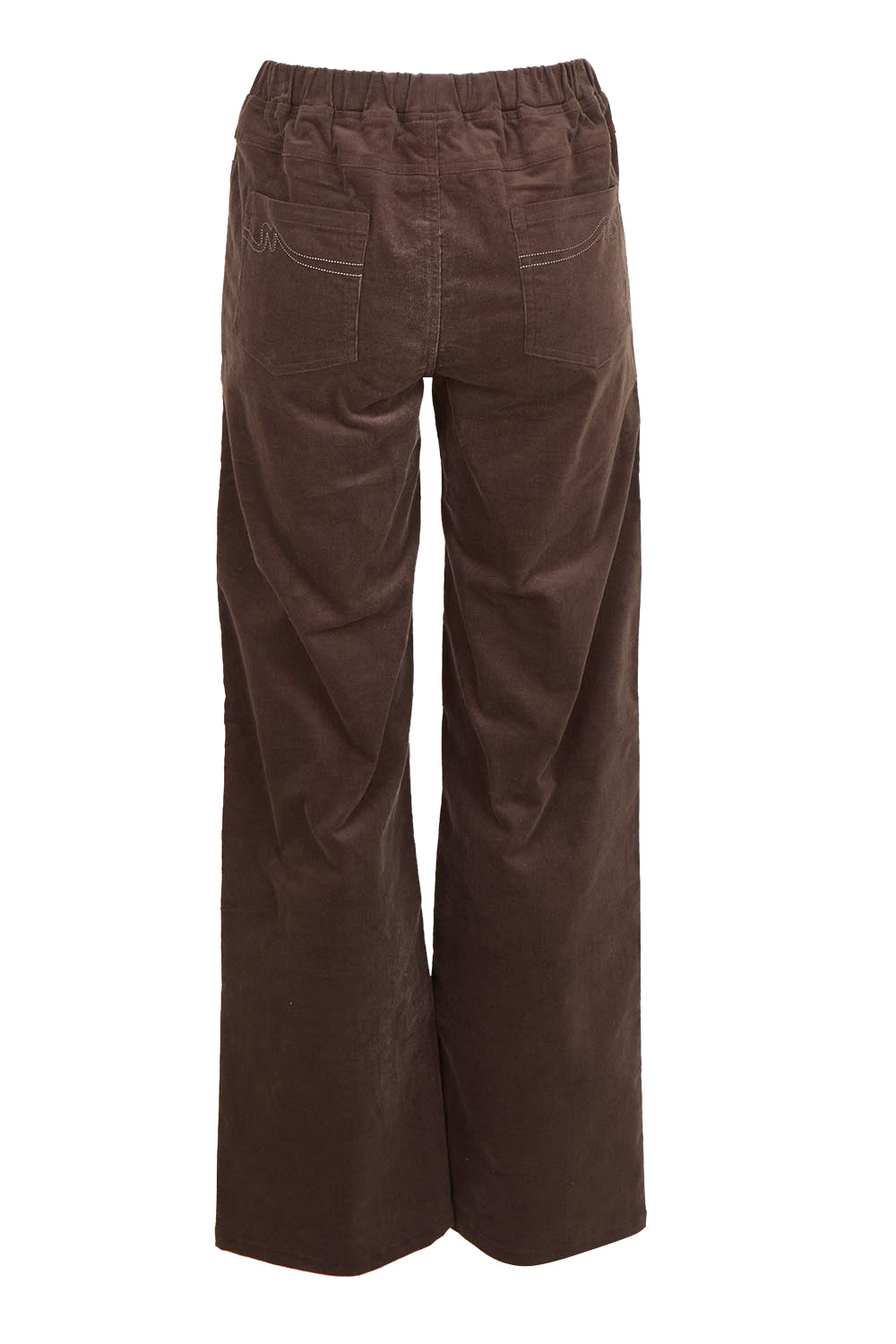 The Keepers Cord Pull On Wide Leg Pant – Darkcocoa – birdsnest