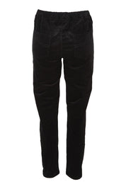 Product shot of The Keepers Cord Pull On Pant in colour Black (Black), from the back