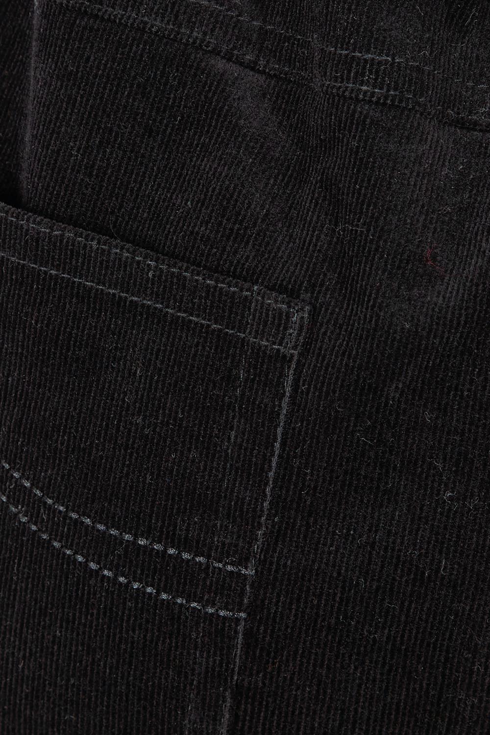 Product shot of The Keepers Cord Pull On Pant in colour Black (Black), detail