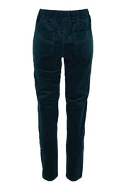 Product shot of The Keepers Cord Pull On Pant in colour Bluesteel (Blue), from the back