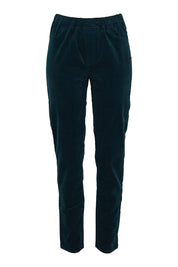 Product shot of The Keepers Cord Pull On Pant in colour Bluesteel (Blue), from the front