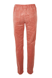 Product shot of The Keepers Cord Pull On Pant in colour Dustypink (Pink), from the back