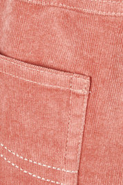 Product shot of The Keepers Cord Pull On Pant in colour Dustypink (Pink), detail