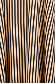 Product shot of the The Easy Wear Print Maxi Dress – Blacktan in colour Blacktan, showing detail