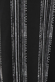 Product shot of The Easy Wear Print Maxi Dress in colour Blackwhite (Black), detail