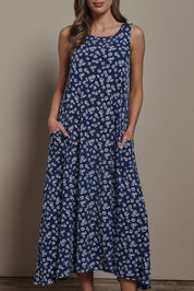 Preloved The Easy Wear Print Maxi Dress - Denimfleur