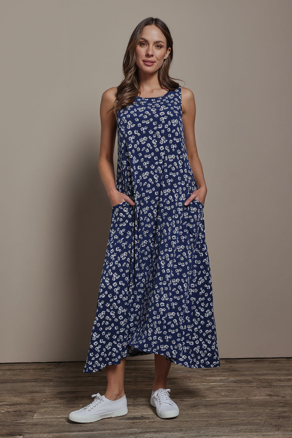 Preloved The Easy Wear Print Maxi Dress - Denimfleur