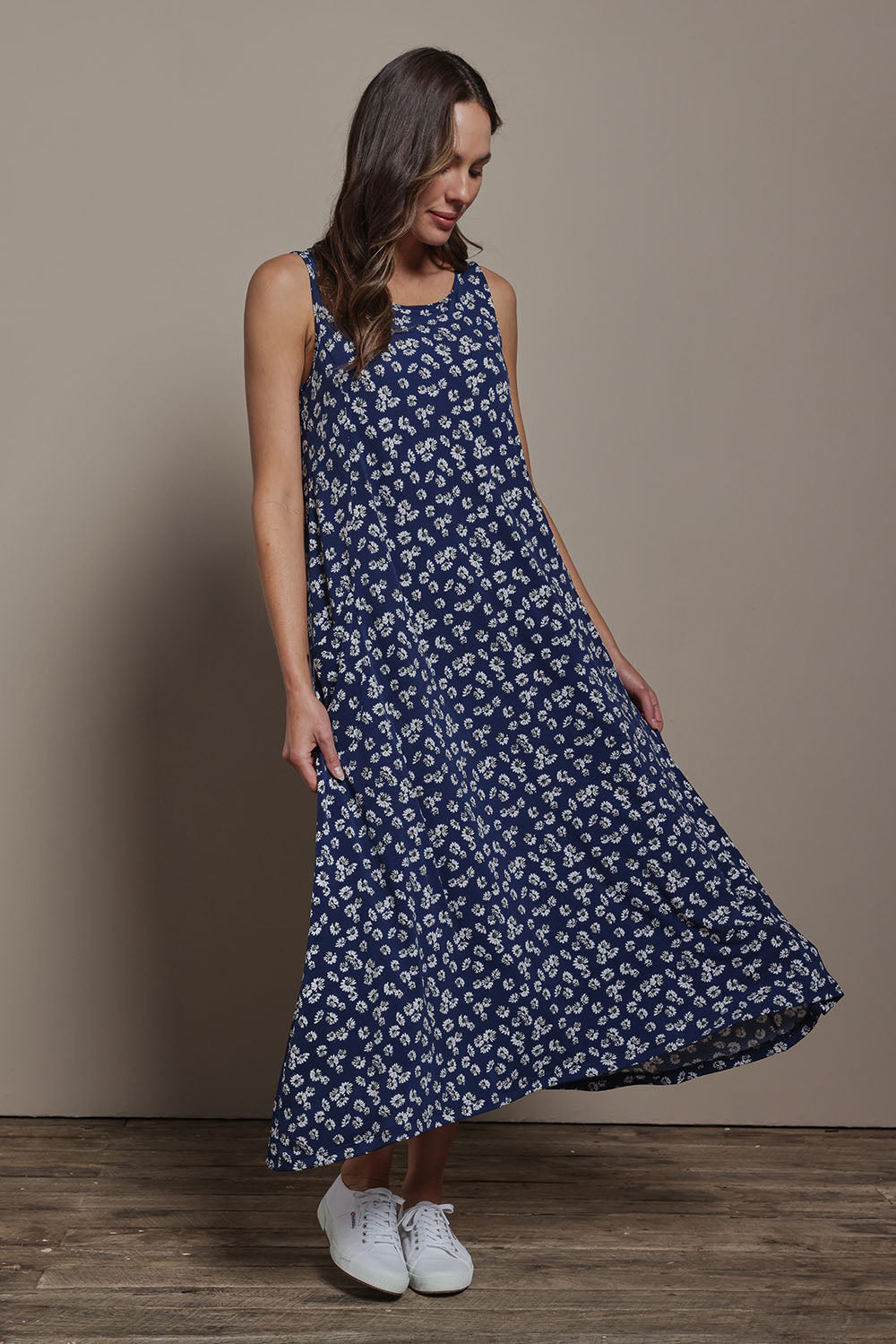 Preloved The Easy Wear Print Maxi Dress - Denimfleur