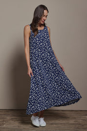 Preloved The Easy Wear Print Maxi Dress - Denimfleur