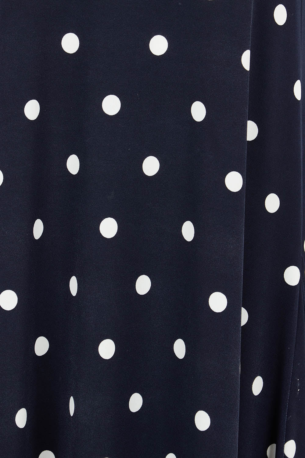 Product shot of The Easy Wear Print Maxi Dress in colour Navyspot (Blue), detail