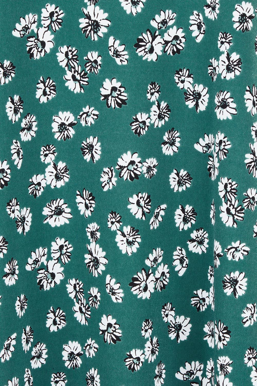 Product shot of The Easy Wear Print Maxi Dress in colour Sagefleur (Green), detail