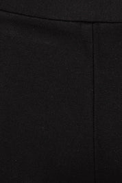 Product shot of The Ponte Pinstitch Pull On Pant in colour Black (Black), detail