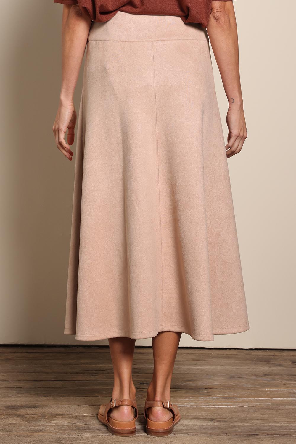 The Luxe Faux Suede Skirt – Baci