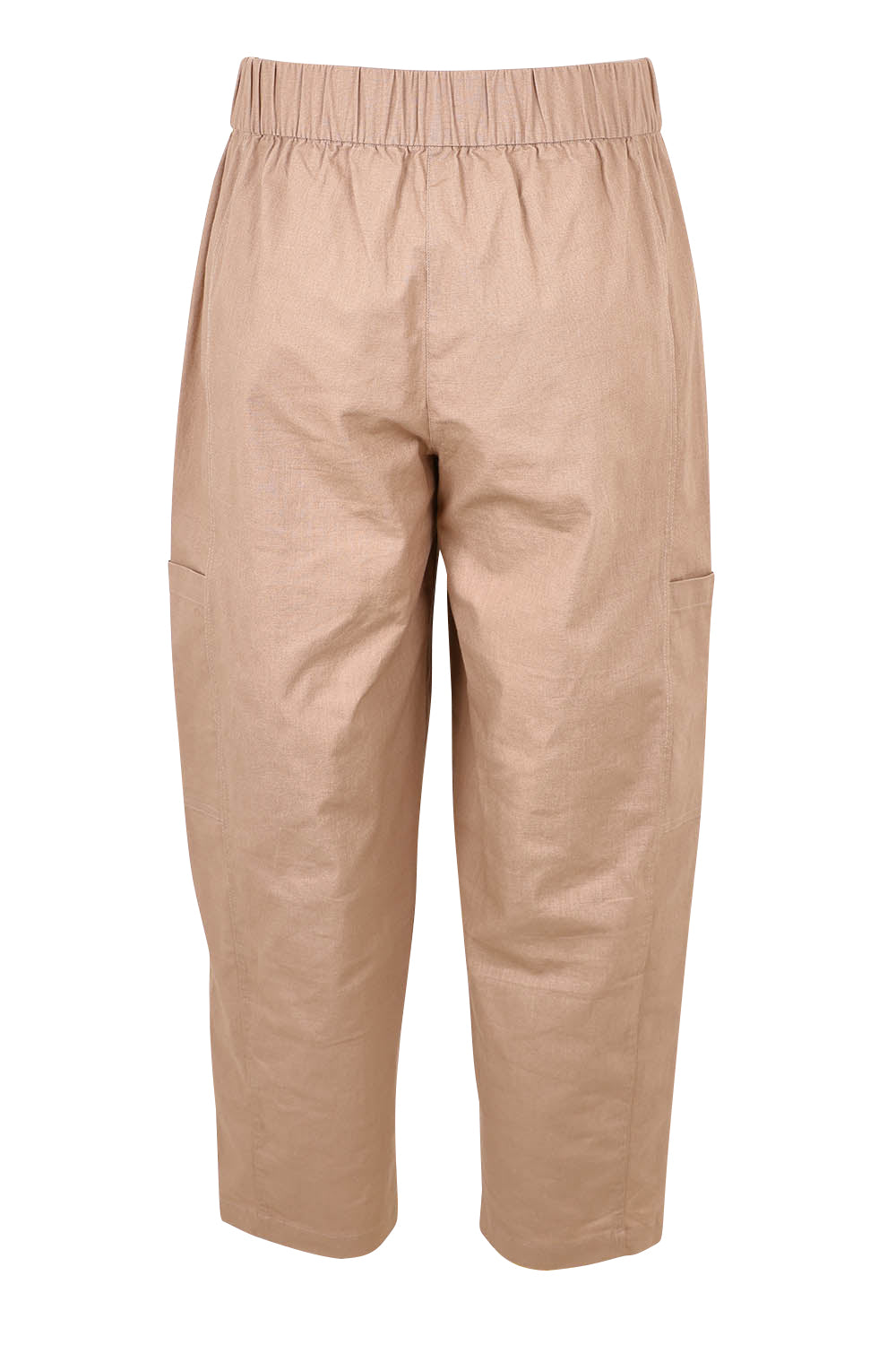 Product shot of The Keepers Side Pocket Pant in colour Sand, from the back