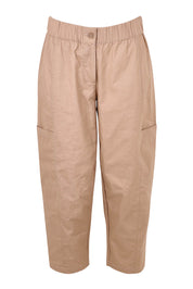 Product shot of The Keepers Side Pocket Pant in colour Sand, from the front