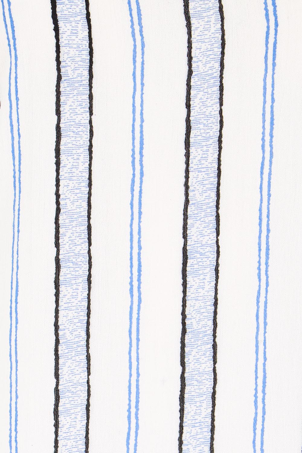 Product shot of the The Woven Easy Wear Tee – Bluewhite in colour Bluewhite, showing detail