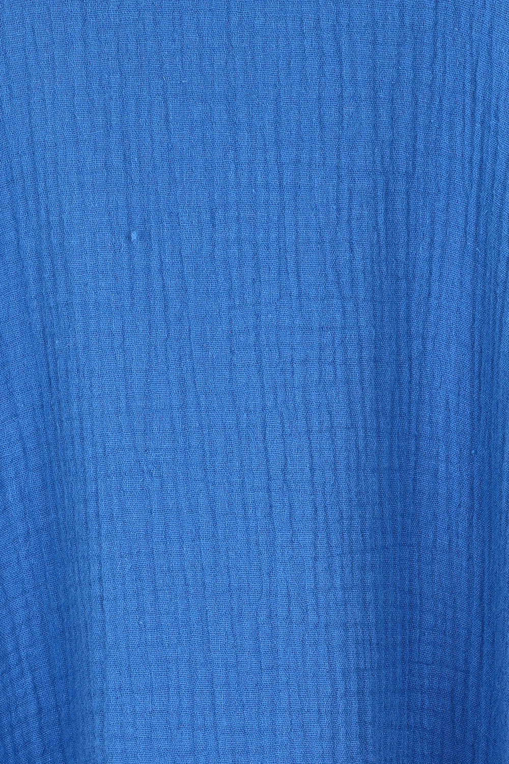 Product shot of The Double Cotton Maxi Dress in colour Skyblue (Blue), detail