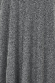Product shot of The Pack & Go Luxe Bamboo Pull On Dress with Pockets in colour Charcoal (Grey), detail