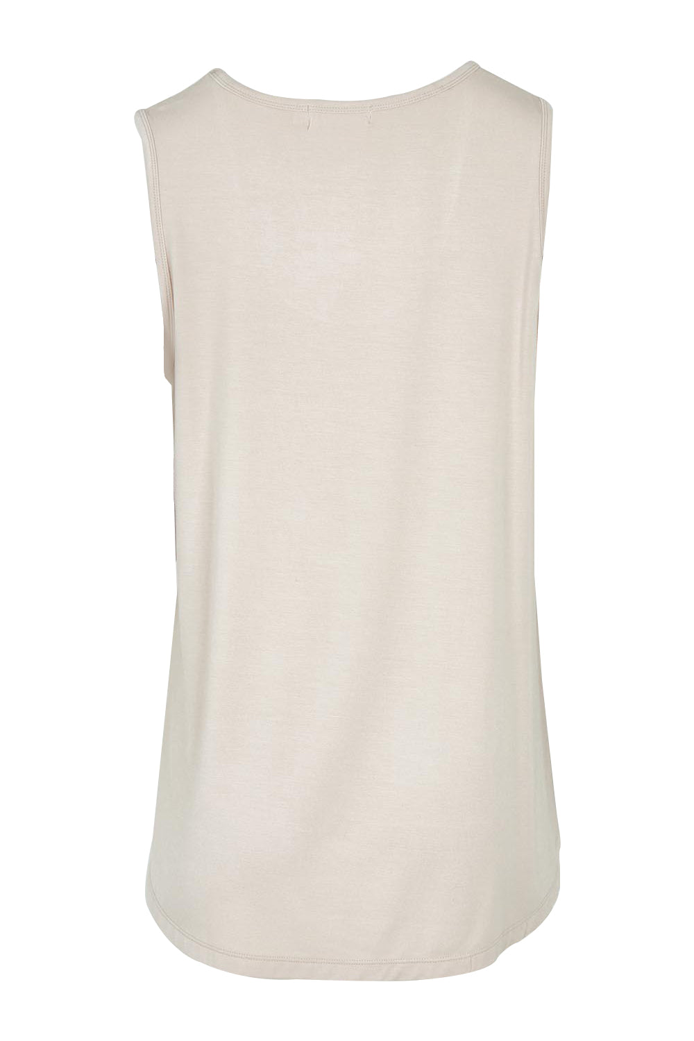 Product shot of The Pack & Go Luxe Bamboo Swing Tank in colour Nougat, from the back