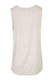 Product shot of The Pack & Go Luxe Bamboo Swing Tank in colour Nougat, from the back