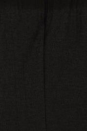 Product shot of The Pack & Go Luxe Bamboo Pull On Maxi Skirt in colour Black (Black), detail