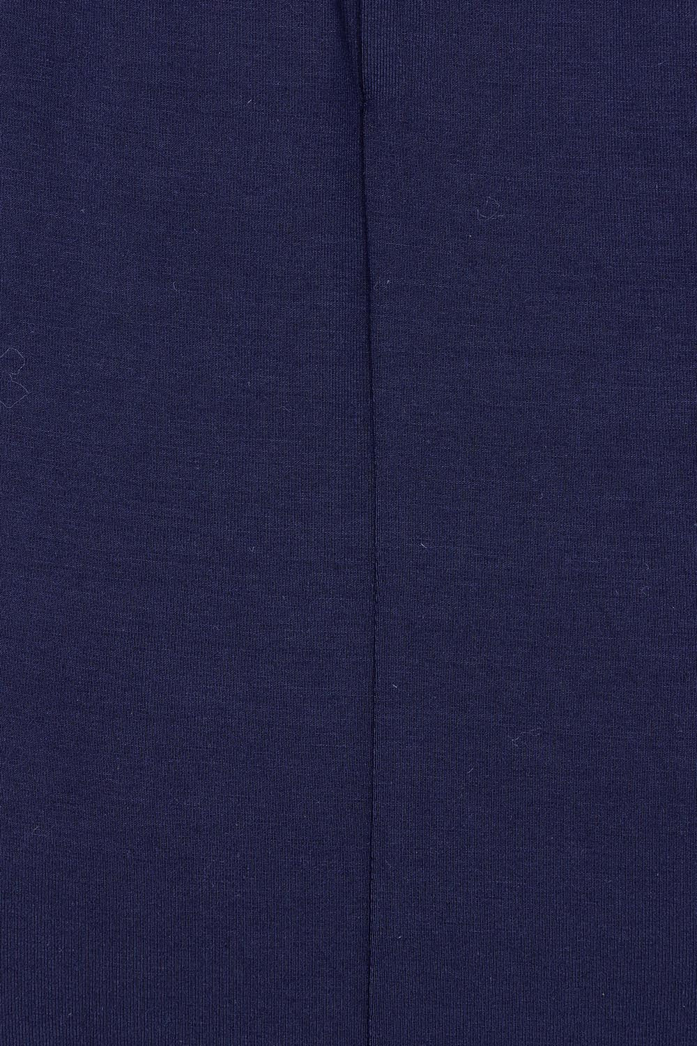 Product shot of The Pack & Go Luxe Bamboo Pull On Maxi Skirt in colour Frenchnavy (Blue), detail