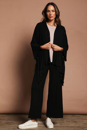 Preloved The Pack & Go Luxe Bamboo Shrug - Black