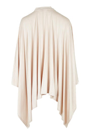 Product shot of The Pack & Go Luxe Bamboo Shrug in colour Nougat, from the back