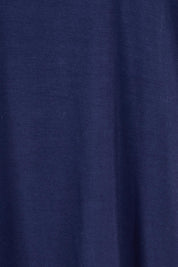 Product shot of The Pack & Go Luxe Bamboo Tee in colour Frenchnavy (Blue), detail