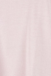 Product shot of The Pack & Go Luxe Bamboo Tee in colour Roseblush (Pink), detail