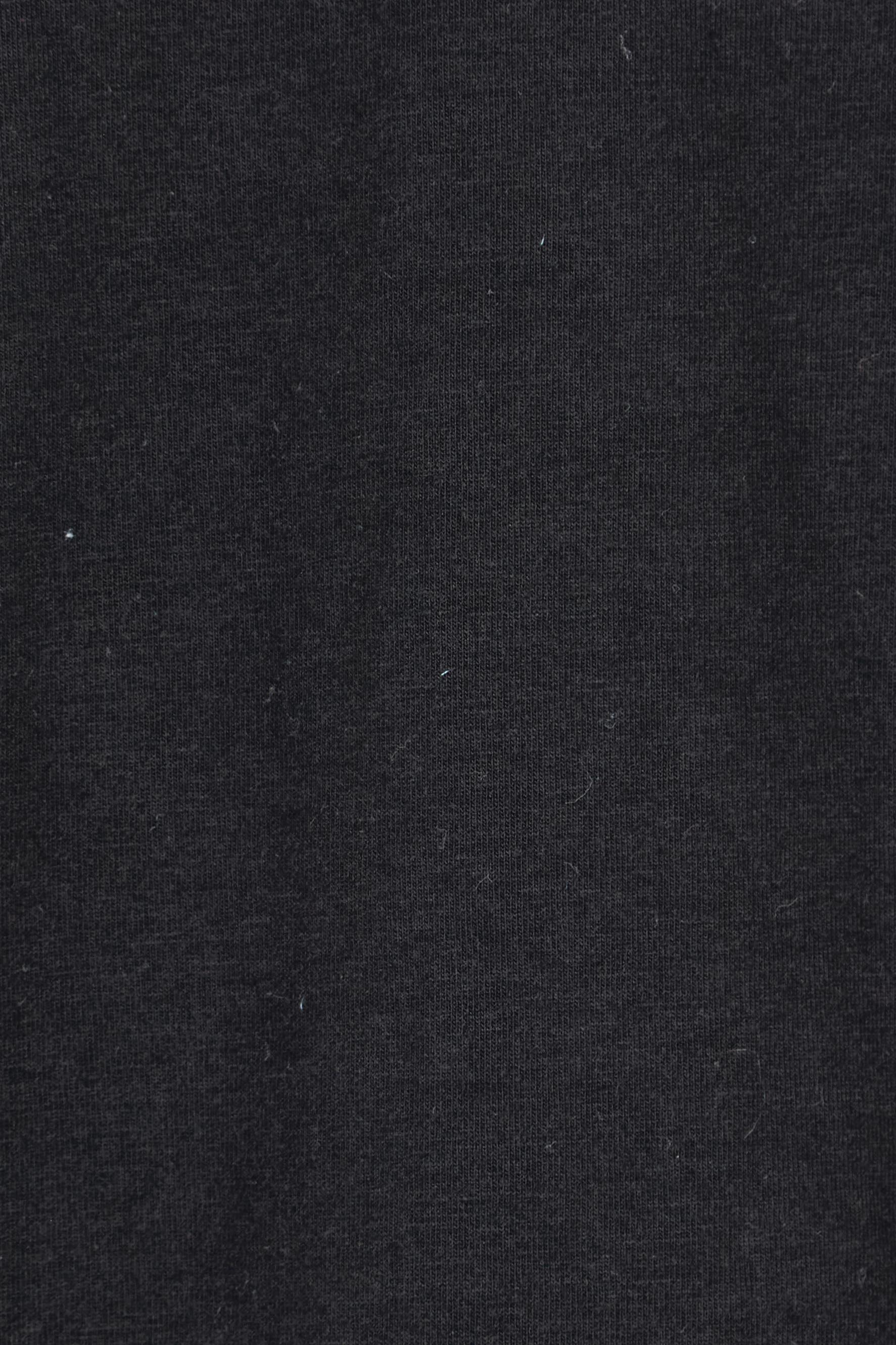 Product shot of The Classic Long Sleeve Tee in colour Black (Black), detail